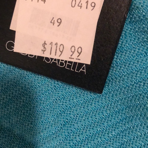 Women’s Gabby Isabella Blue Shirt XS NWT - Picture 2 of 4